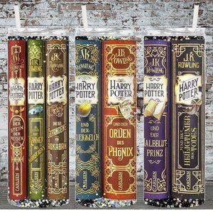 Harry Potter Book 20oz Skinny Tumbler Double Insulated